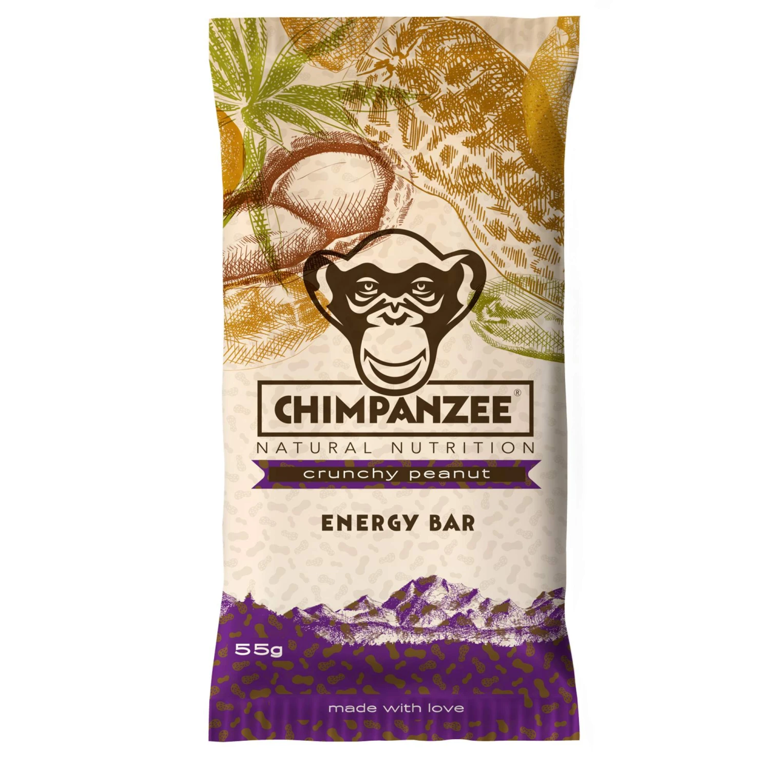 Chimpanzee ENERGYBAR CRUNCHY PEANUT - Müsliriegel 3 Chimpanzee ENERGYBAR CRUNCHY PEANUT - Müsliriegel