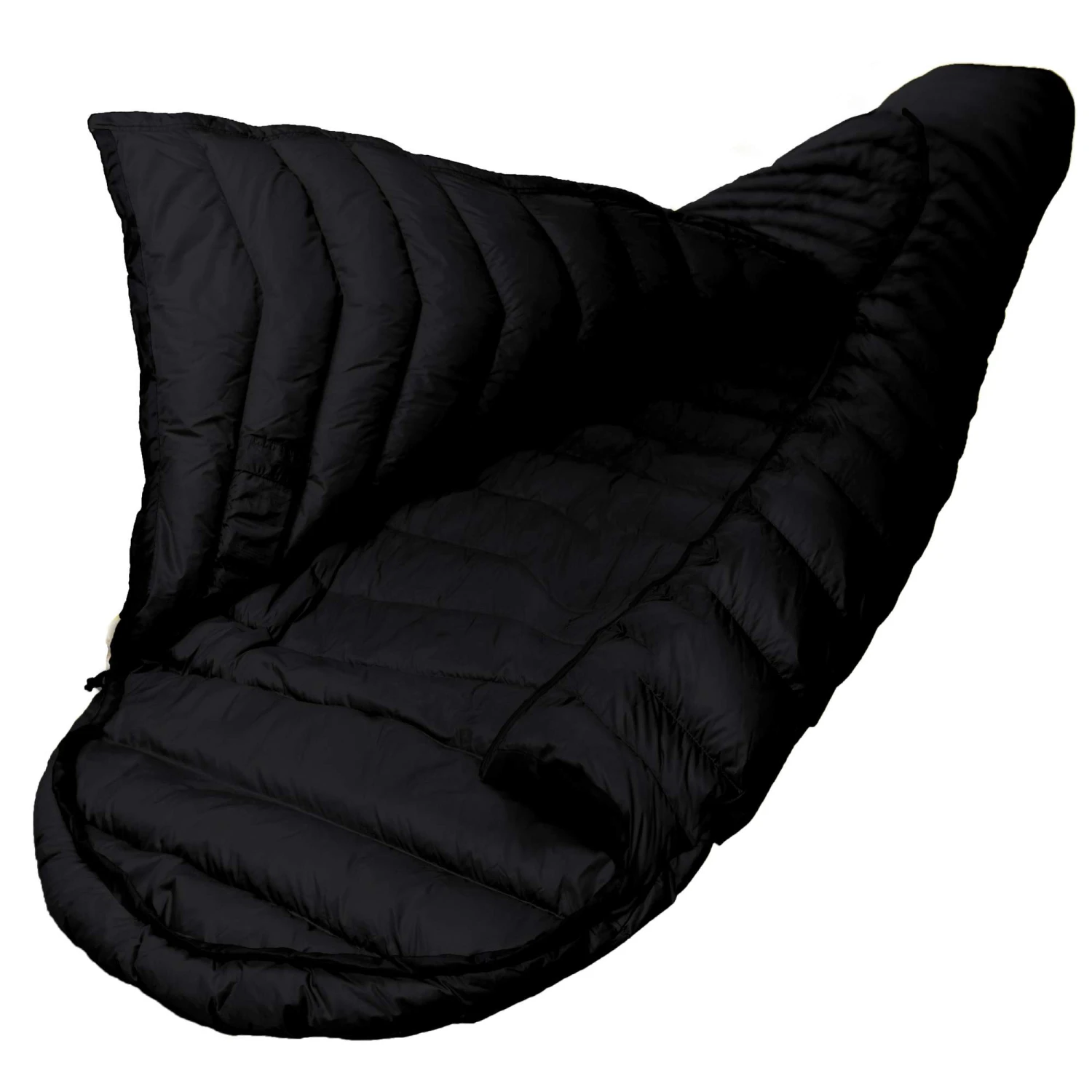 Grüezi Bag BIOPOD DOWNWOOL EXTREME LIGHT 185 BLACK EDITION - Sommerschlafsack – Bild 4