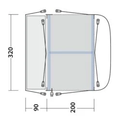 Outwell PARKVILLE 200SA - Busvorzelt -Primus Verkäufe 5638031663 n parkville 200sa outwell 24